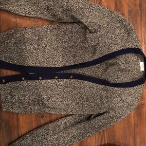 Black/white cardigan from Madewell